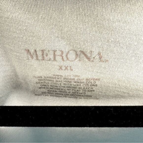 Merona Baby Blue Embellished Floral T-Shirt Top - Picture 3 of 3